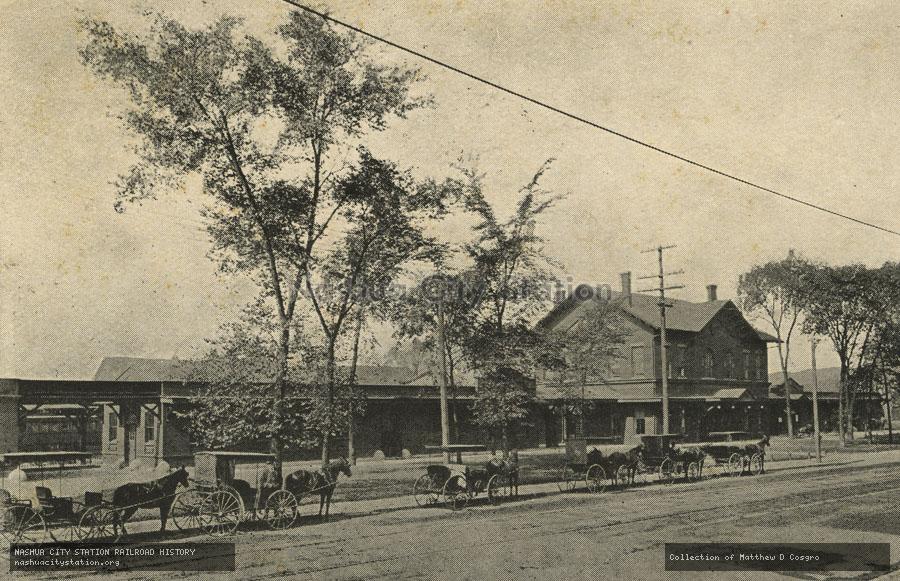 Postcard: Railroad Station, Rutland, Vermont